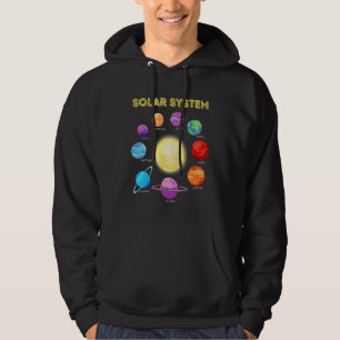 Our Solar System Science Education Men Women Kids Hoodie