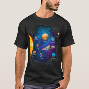 Our Solar System Science Education Men Women Kids T-Shirt