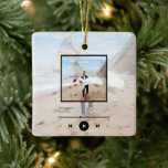 Our Song Custom Song Christmas Ornament<br><div class="desc">Our Song Custom Song Christmas Ornament</div>
