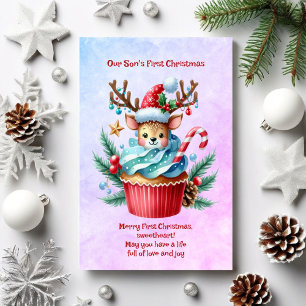 Our Son's First Christmas Holiday Card