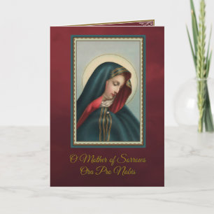 Our Sorrowful Mother Greeting Card w/prayer