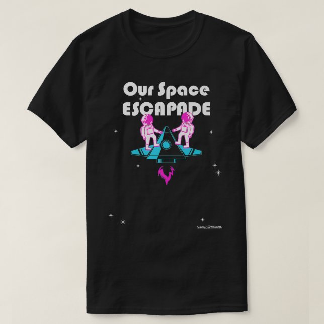 Our Space Escapade Premium  T-Shirt (Design Front)