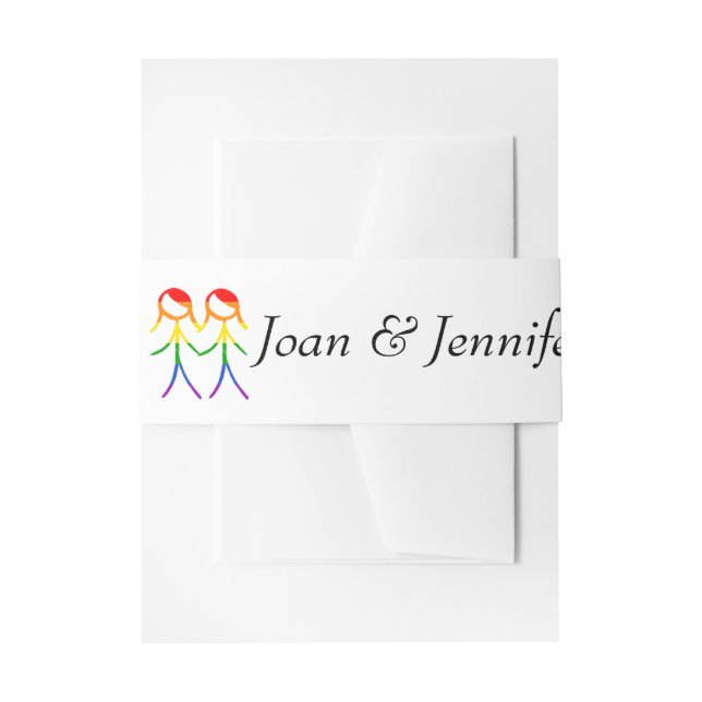 Our Special Day Invitation Belly Band (Front Example)