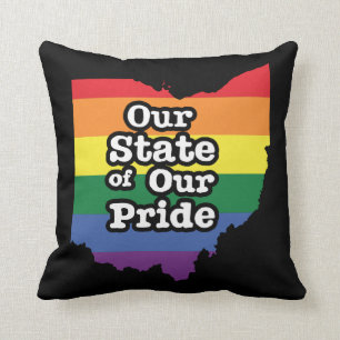 Our State of Our Pride Ohio Cushion