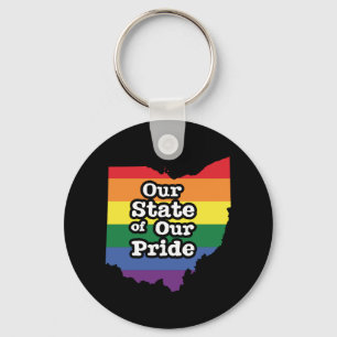 Our State of Our Pride Ohio Key Ring