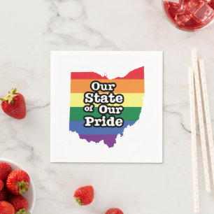 Our State of Our Pride   Ohio Napkin