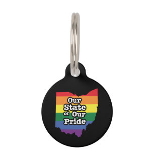 Our State of Our Pride Ohio Pet Tag