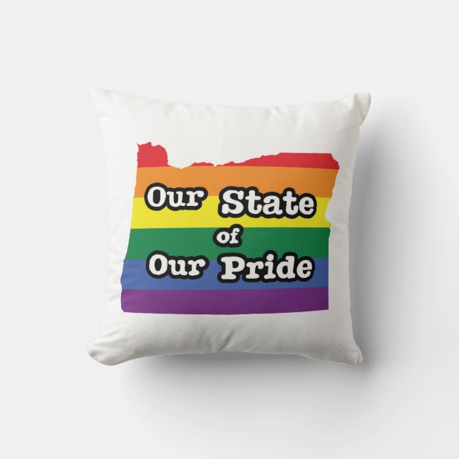 Our State of Our Pride | Oregon Cushion (Front)