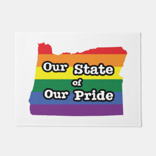 Our State of Our Pride Oregon Doormat