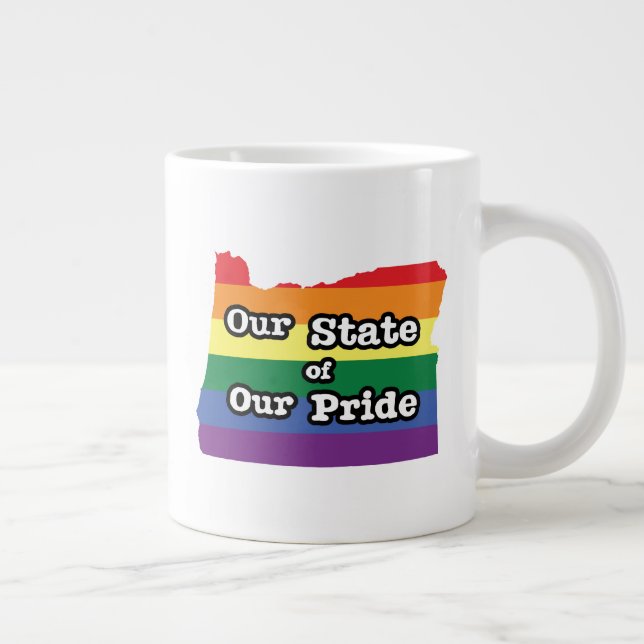 Our State of Our Pride | Oregon Large Coffee Mug (Right)