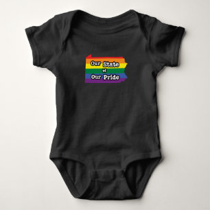 Our State of Our Pride Pennsylvania Baby Bodysuit