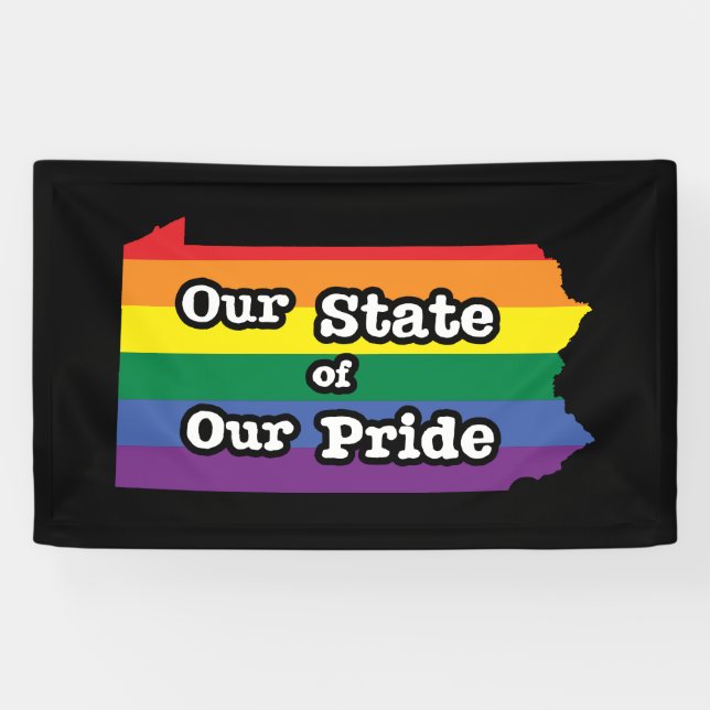 Our State of Our Pride | Pennsylvania Banner (Horizontal)