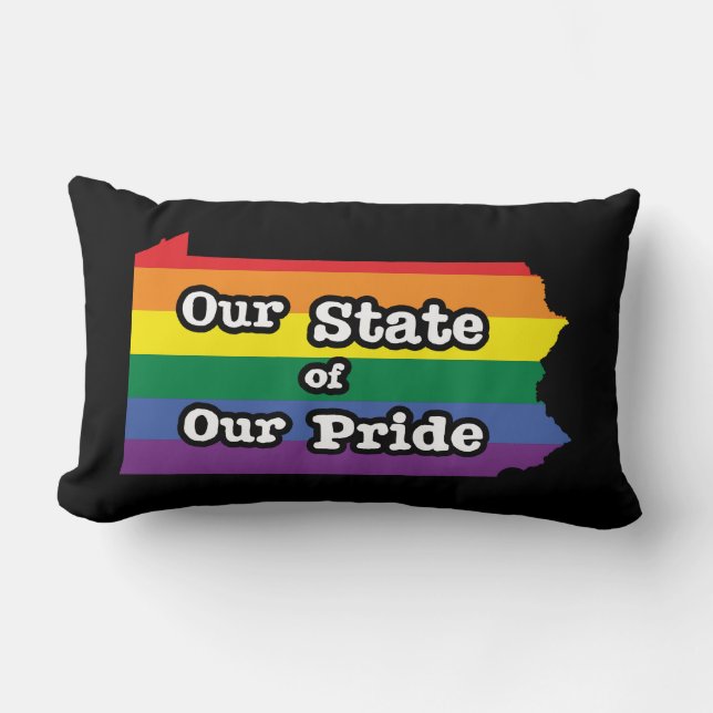 Our State of Our Pride | Pennsylvania Lumbar Cushion (Front)
