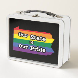 Our State of Our Pride   Pennsylvania Metal Lunch Box