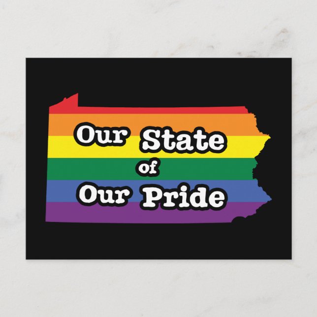 Our State of Our Pride | Pennsylvania Postcard (Front)