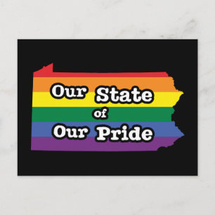 Our State of Our Pride   Pennsylvania Postcard
