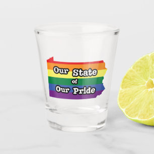 Our State of Our Pride Pennsylvania Shot Glass