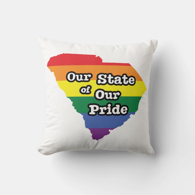 Our State of Our Pride | South Carolina Cushion (Front)