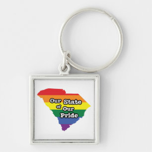 Our State of Our Pride South Carolina Key Ring
