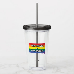 Our State of Our Pride   South Dakota Acrylic Tumbler