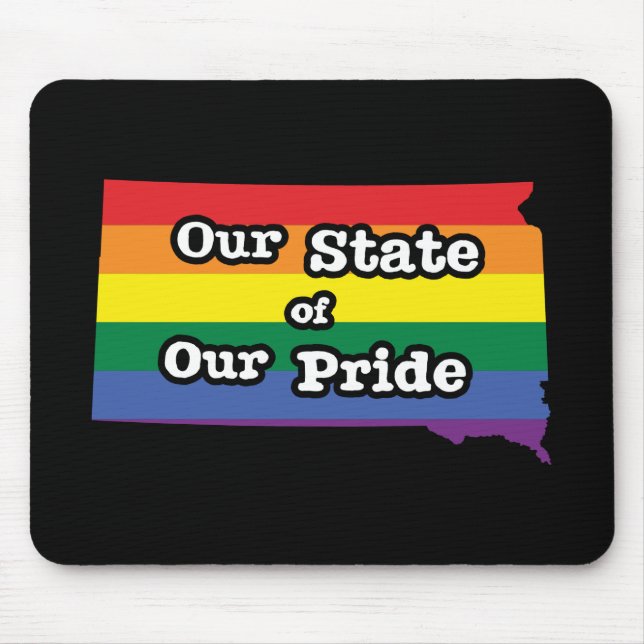 Our State of Our Pride | South Dakota Mouse Mat (Front)
