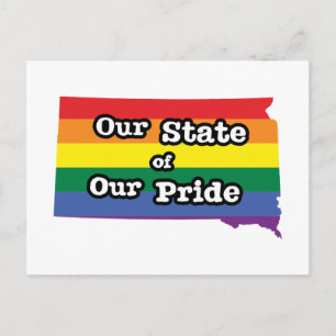 Our State of Our Pride South Dakota Postcard