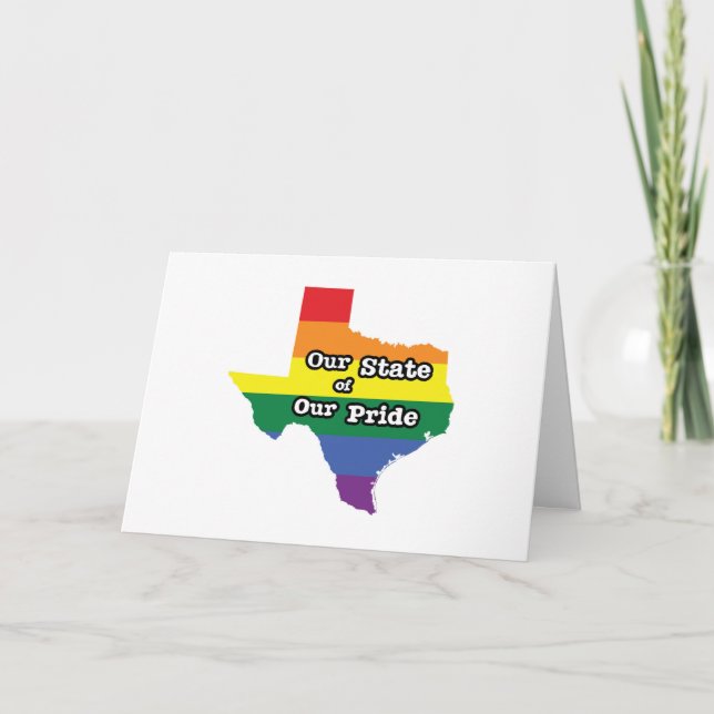 Our State of Our Pride | Texas Card (Front)