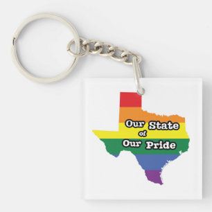 Our State of Our Pride Texas Key Ring