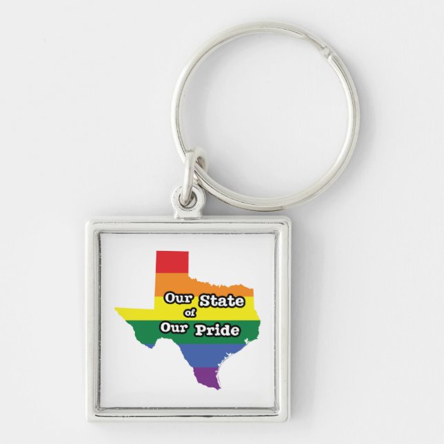 Our State of Our Pride | Texas Key Ring (Front)