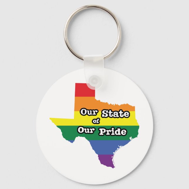 Our State of Our Pride | Texas Key Ring (Front)