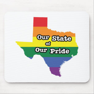 Our State of Our Pride   Texas Mouse Mat