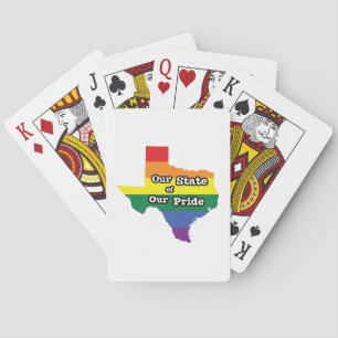 Our State of Our Pride   Texas Playing Cards
