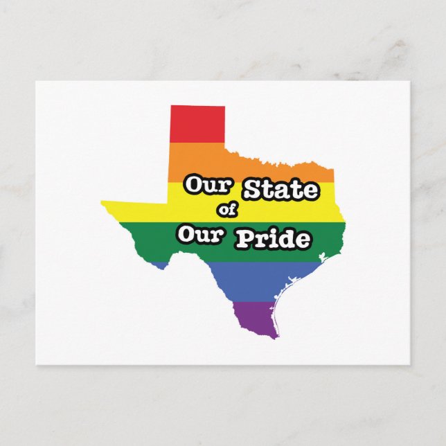 Our State of Our Pride | Texas Postcard (Front)