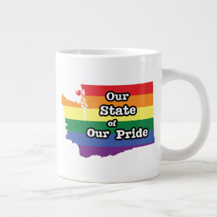Our State of Our Pride   Washington Large Coffee Mug