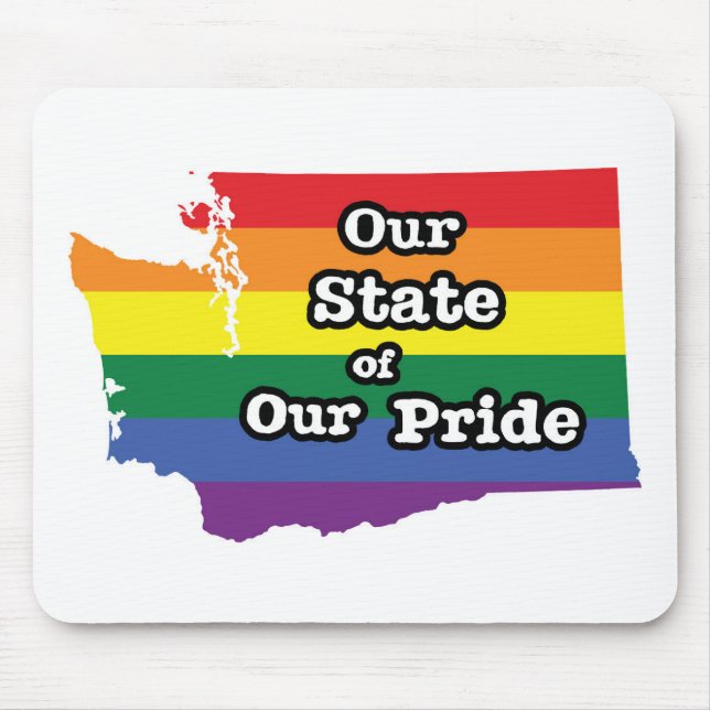 Our State of Our Pride | Washington Mouse Mat (Front)