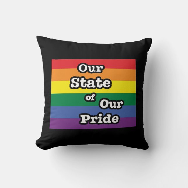Our State of Our Pride | Wyoming Cushion (Front)