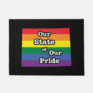 Our State of Our Pride   Wyoming Doormat