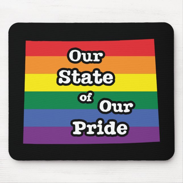 Our State of Our Pride | Wyoming Mouse Mat (Front)