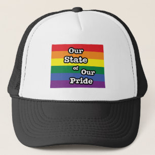 Our State of Our Pride   Wyoming Trucker Hat