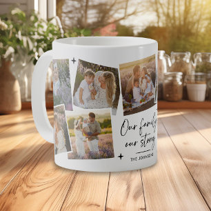 Our Storey' Family Photo Collage Gift Coffee Mug