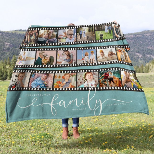 Our Story Our Family Our Love | Family Name Fleece Blanket (Creator Uploaded)