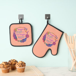 Our Struggles Shape Us Into The Amazing People Oven Mitt & Pot Holder Set