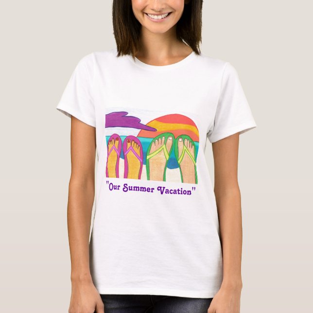 Our Summer Vacation T-Shirt (Front)
