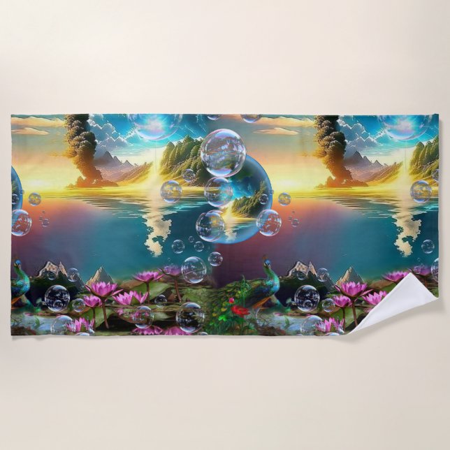 Our Sun is a Star and a Giver of Life Beach Towel (Front)