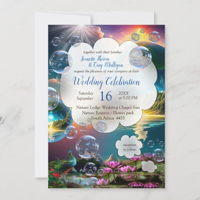 Our Sun is a Star and a Giver of Life Invitation (Front)