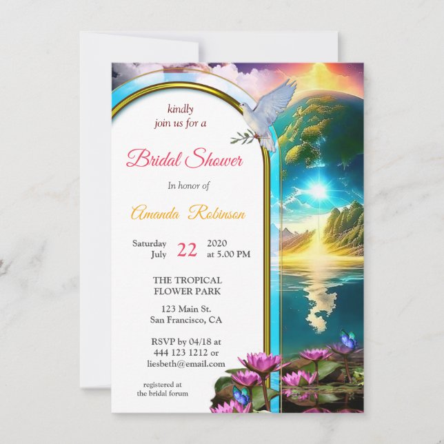 Our Sun is a Star and a Giver of Life Invitation (Front)