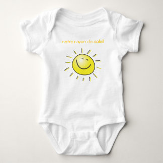 our sun ray baby bodysuit