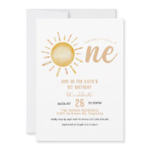 Our Sunshine is Turning One Birthday