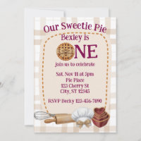 Our Sweetie Pie is One, Baking 1st Birthday