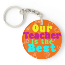 Our Teacher is the Best Colourful Circular